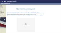 Desktop Screenshot of callawaytransportation.com